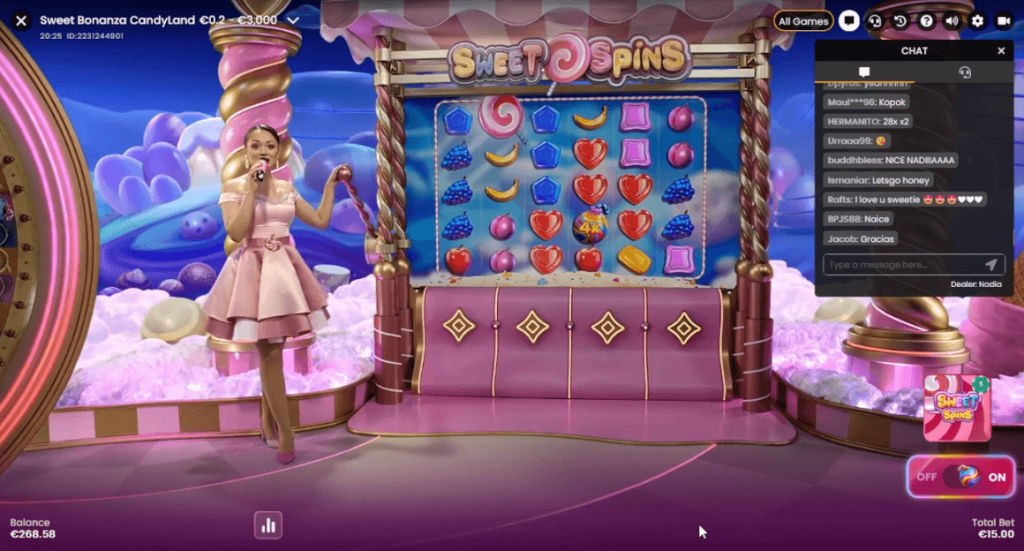 Sweet Bonanza Candyland Live